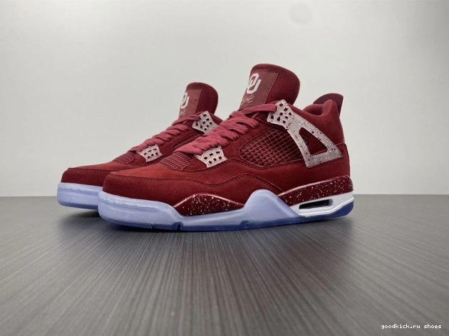 PE Sooners Oklahoma Jordan AJ4-904282 4 Retro 0716